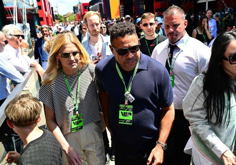 Ronaldo cambia el Real Valladolid por Ferrari en Imola
